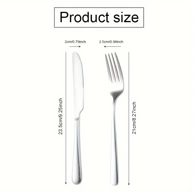 2pcs customizable stainless steel dinnerware set personalized engraving elegant black gift box with fork knife ideal for special occasions personalized dinnerware elegant dinnerware durable dinnerware Product details 2