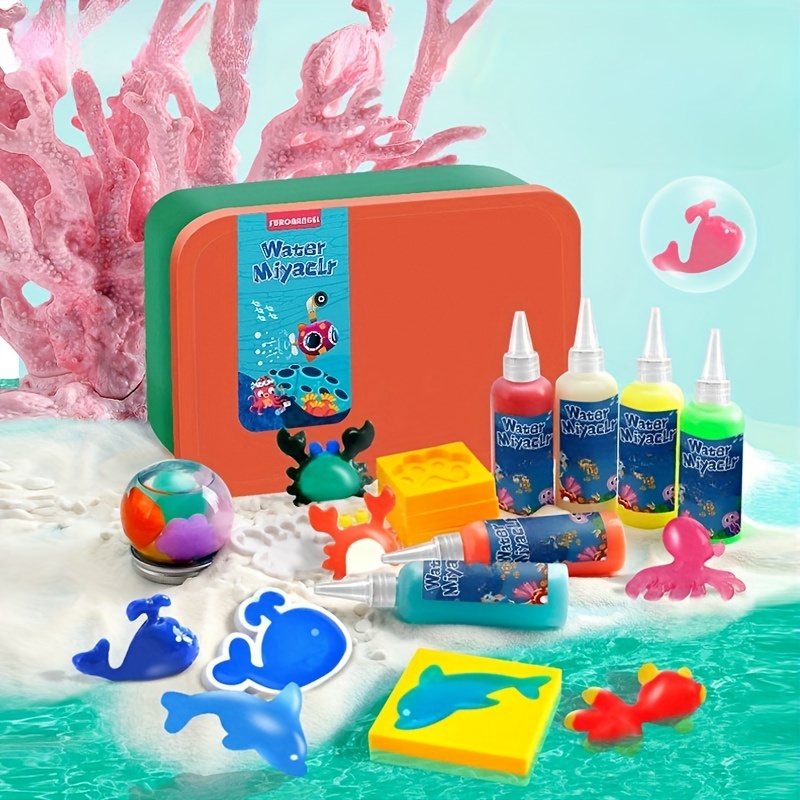 

Magic Water Elf Diy Craft Kit For - Ocean-themed Interactive Toy With Colors, Educational Parent- Activity