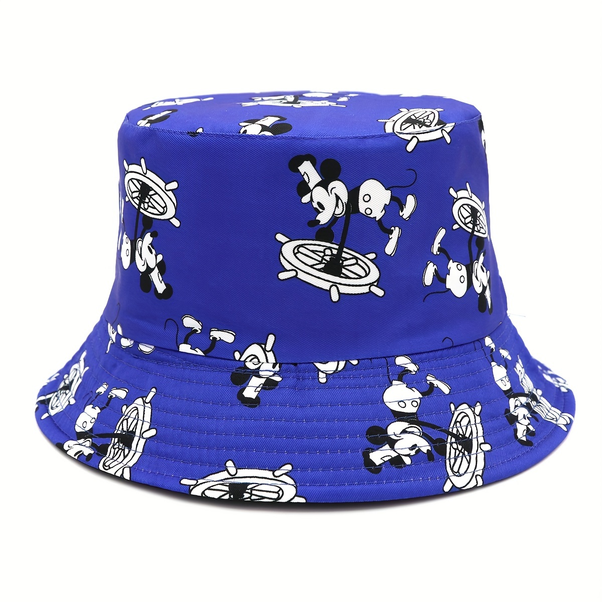 Unisex Bucket Hat Print Reversible Double Sided Wear - Temu