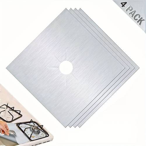 4pcs stain and oil resistant gas stove protector pad for home kitchen