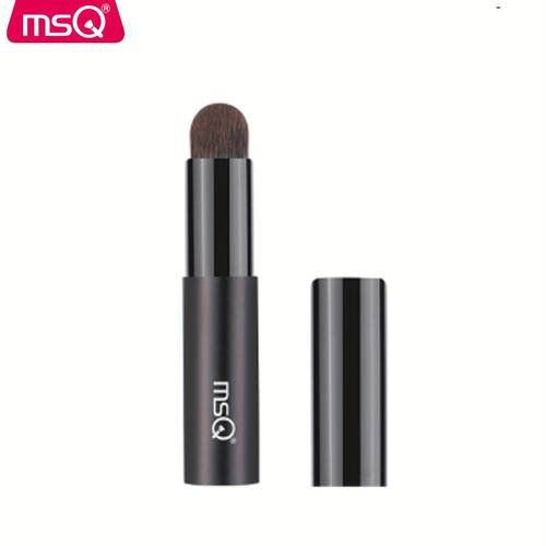 item picture msq 1pc mini lip brush with lid high bristles makeup brush compact retractable lip brush suitable for pocket and any place on the go makeup
