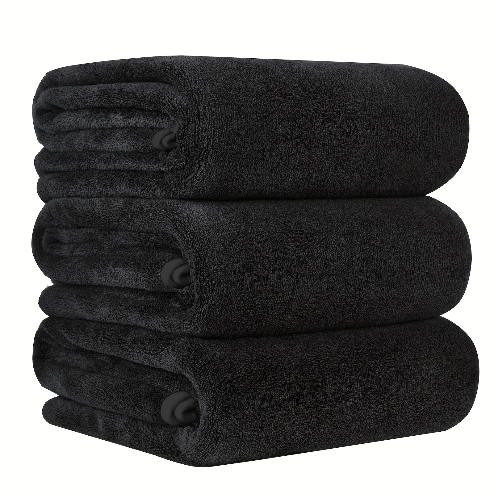 TEMU Diaojia 3pcs Quick Dry Microfiber Bath Towel Spa Yoga Fitness Outdoor Travel Bathroom Super Absorbent Bath Towel Multicolor