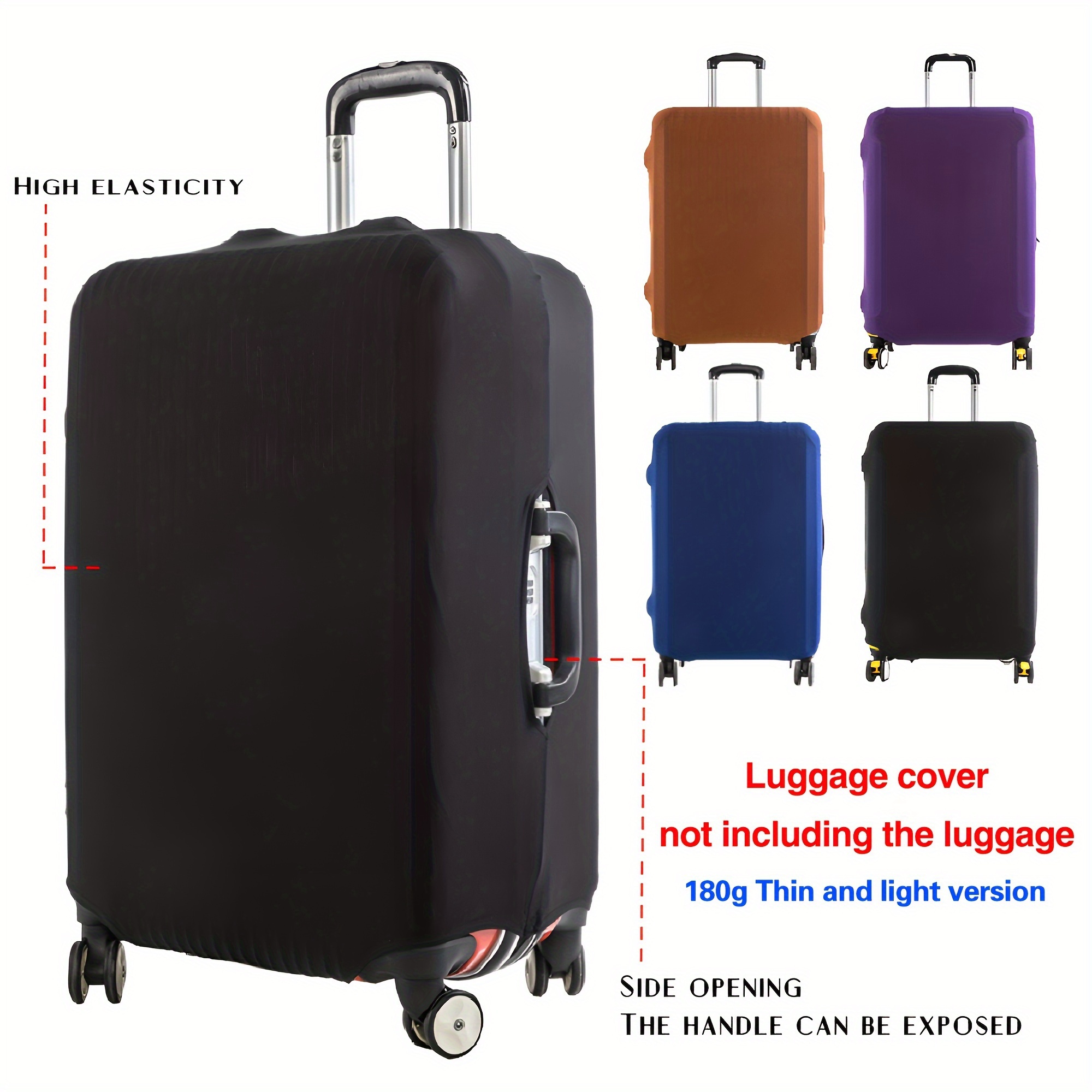 

Luggage Dust Cover, Trolley Case Protective Cover, High-elastic Luggage Cover, Thickened Luggage Dust Cover For Travel Cases