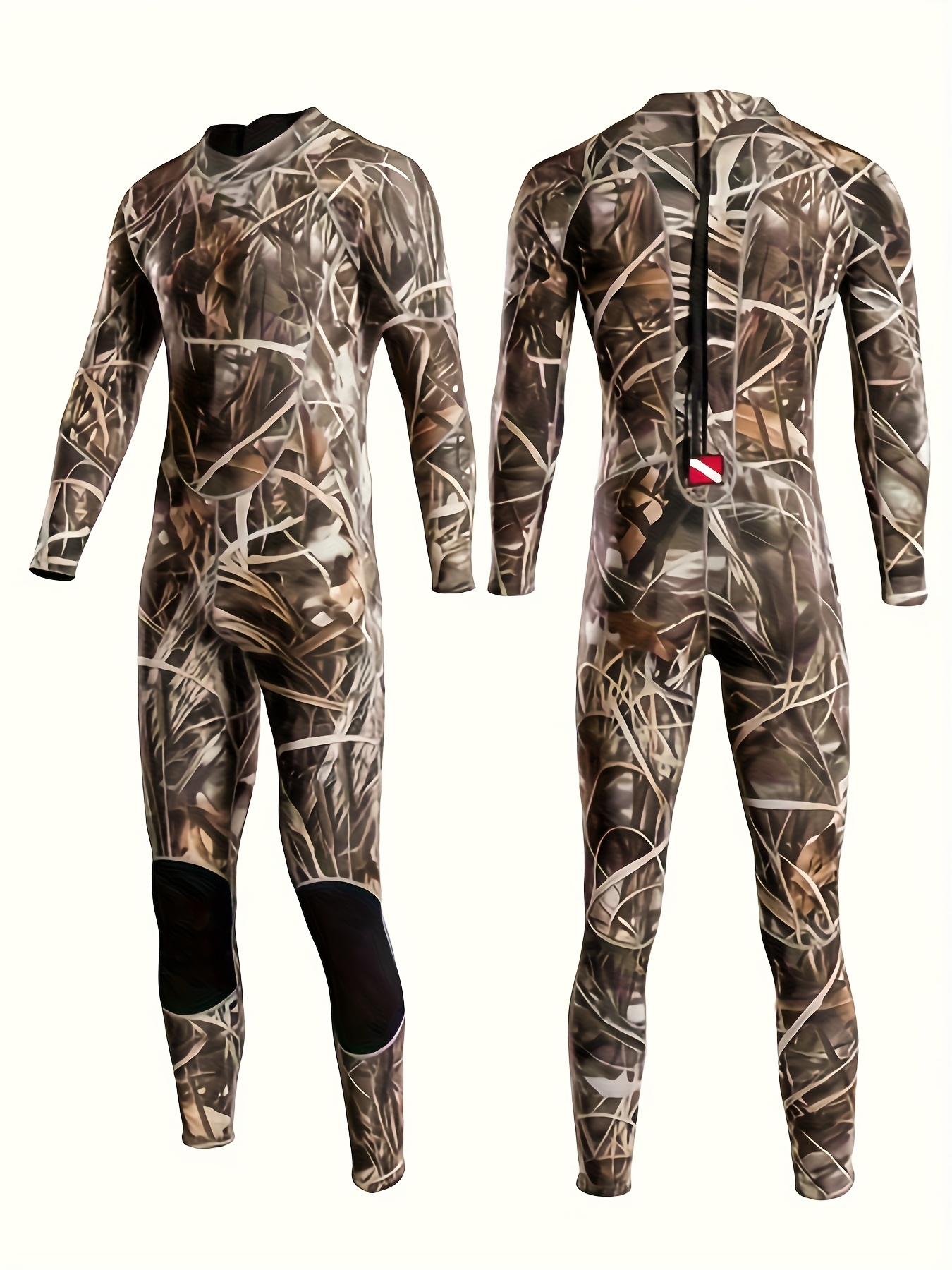 camouflage suit 3mm thickened cold warm free fishing hunting - Temu