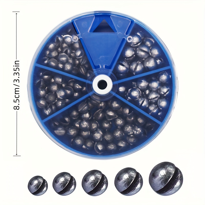 Fishing Weights Sinkers Lead Split Shot Weights Removable - Temu