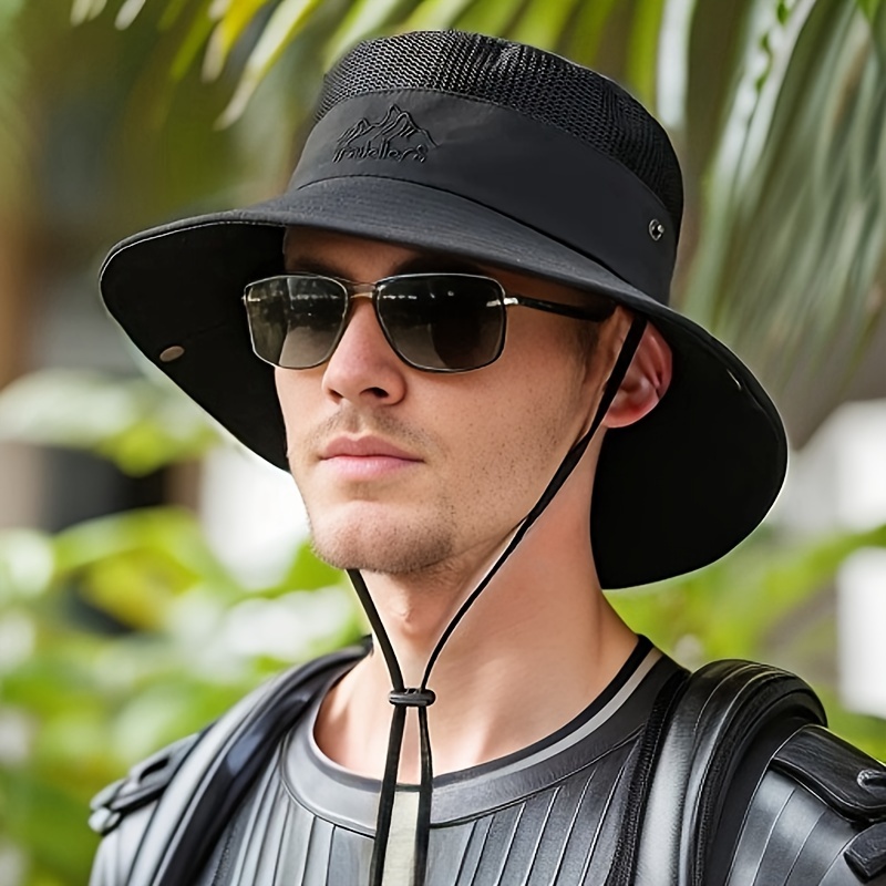 Men's Foldable Mesh Breathable Sun Hat Outdoor - Temu New Zealand