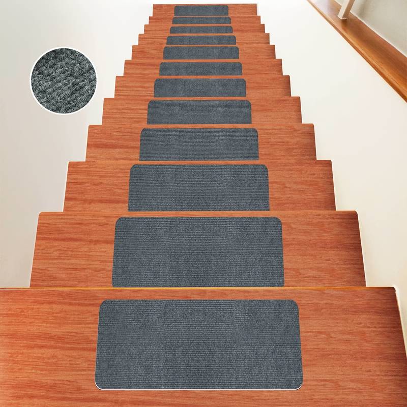 Ferma Tappeto Antiscivolo 14 Pezzi - Nastro Adesivo Riutilizzabile Per Pavimenti Duri E Legno - Senza Residui - Foto 9