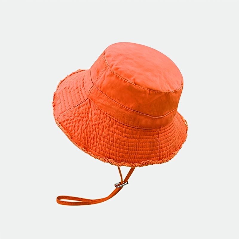 Custom Embroidered Fisherman Hat with Adjustable Drawstring