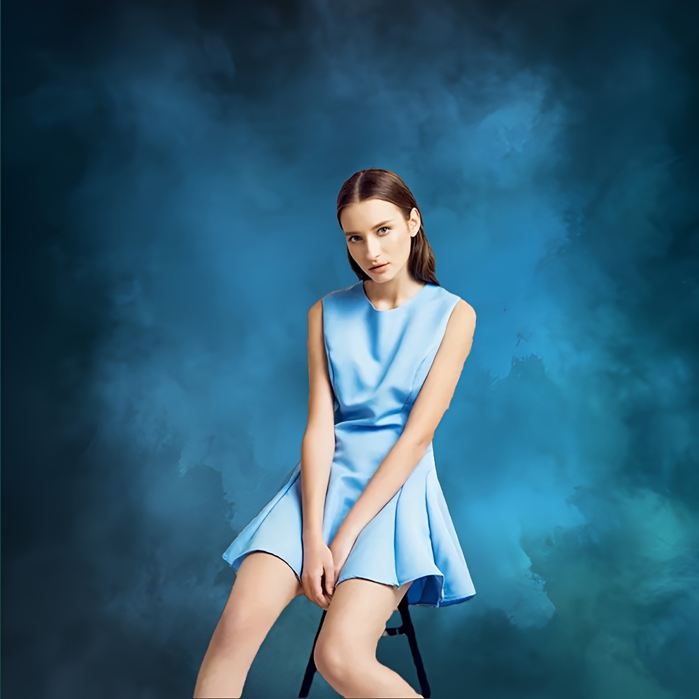 versatile blue vinyl backdrop parties photography no power - Temu Colombia
