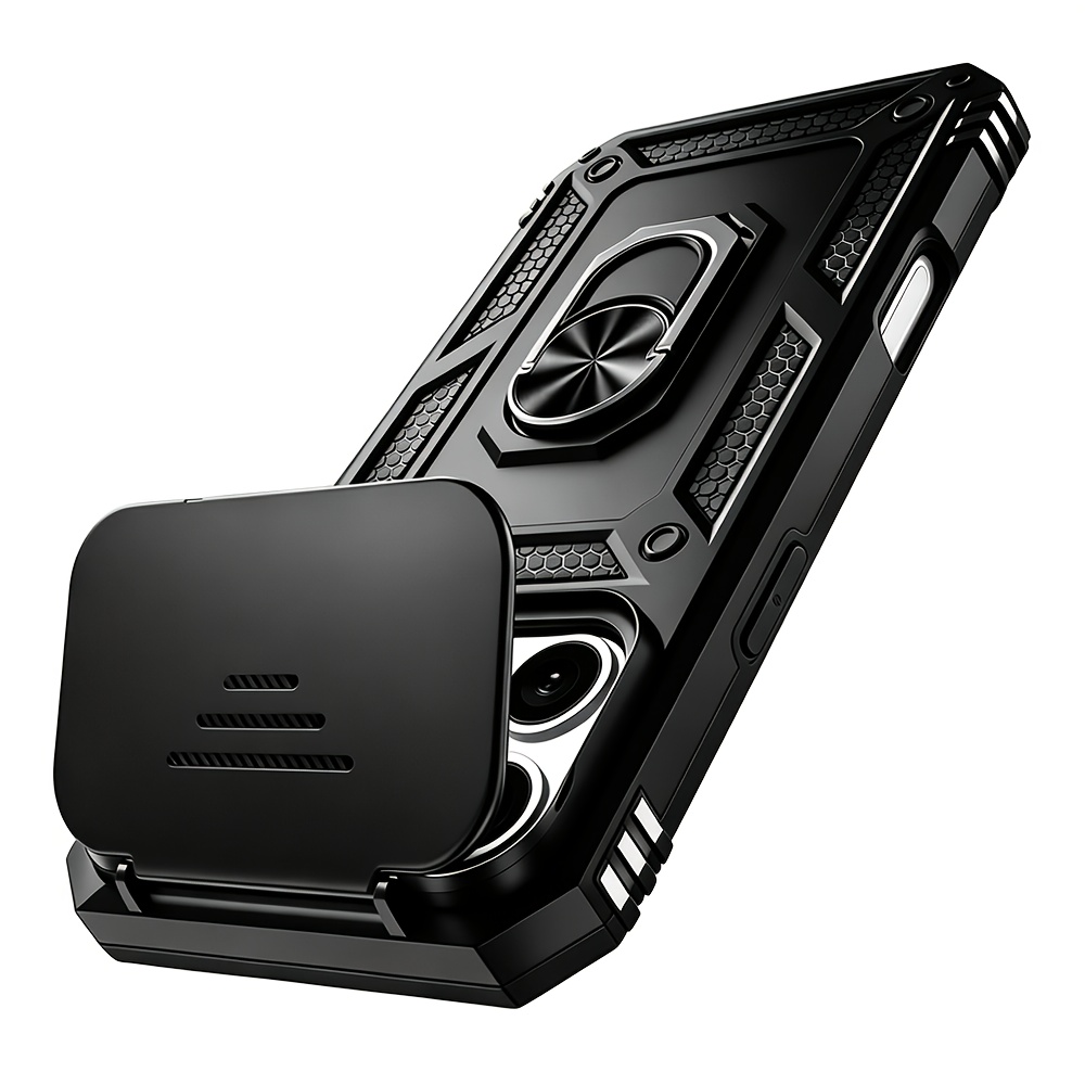 TEMU Phone Case - Shockproof Heavy Hard Case With Stand For Iphone 18 Pro Max 17 Pro Pro Max