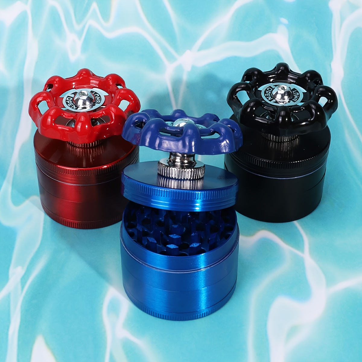 tobacco grinder metal metal grinder herb sold on Temu United States