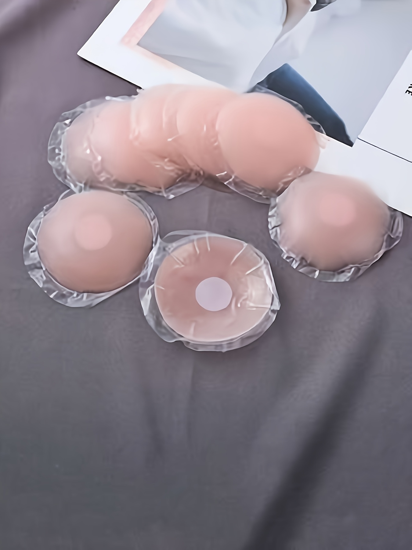 2/6/10pcs Reusable Silicone Nipple Covers - Women'S Bra Stickers, Breast Petals - Strapless Lift Up Bra Tape Pads, Chest Pasties