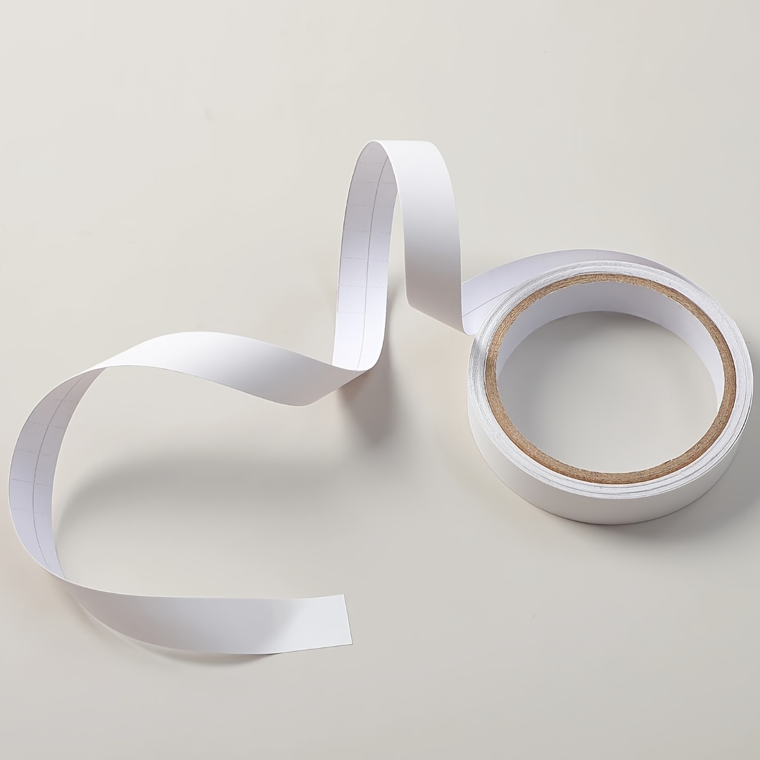 Image of 1pc 10m/393.7 Inches Self-adhesive Wood Grain, Repair And Decoration 1 Roll Self-adhesive White Wood Sticker, Suitable For Cabinets, Edge Banding Tape