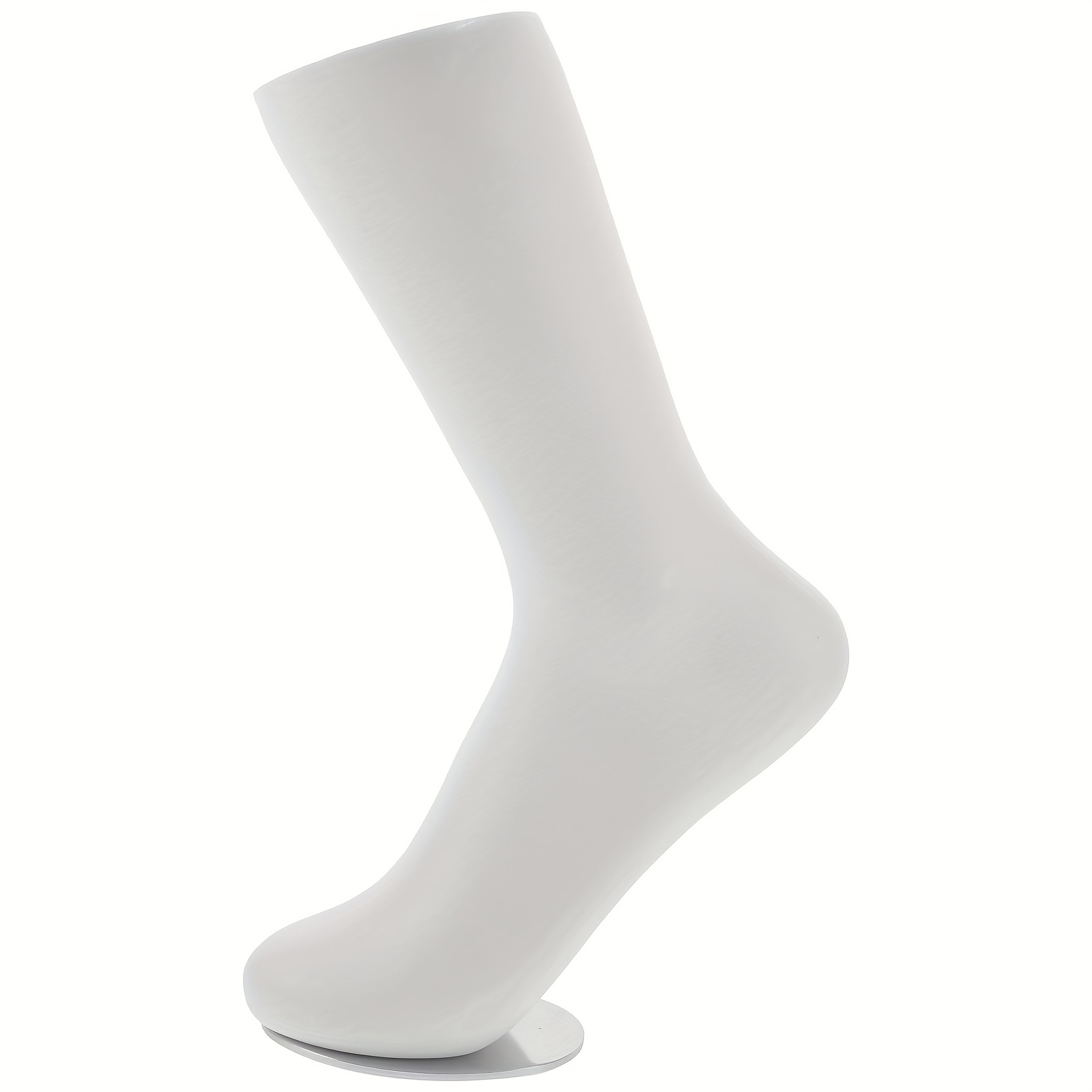 Image of Seamless Foot And Leg Molds For Men And Women, Thickened Photo Display Props (seamless White Female Foot Mold With Plate Included)