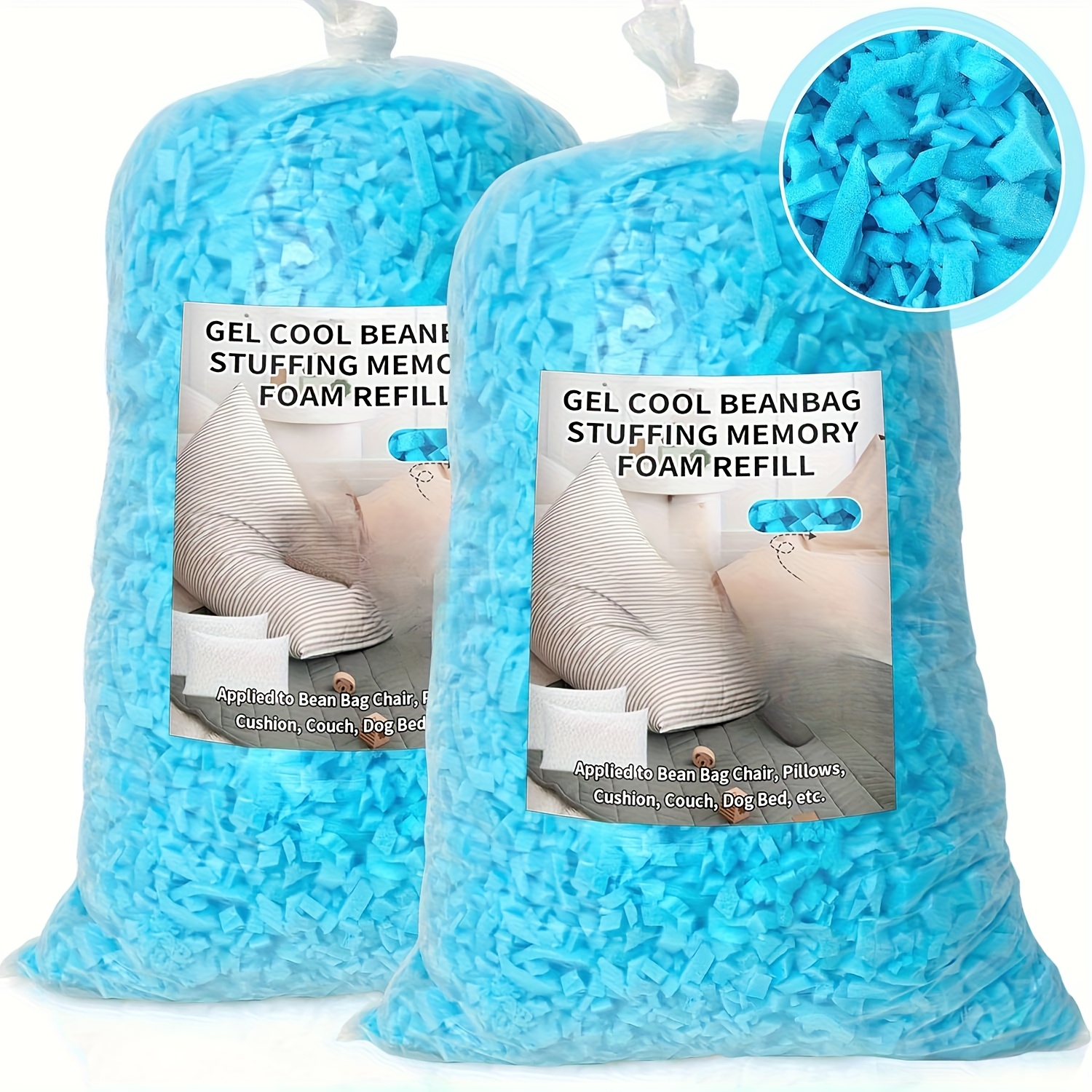 Shredded Memory Foam Filling Bean Bag Stuffing Amazon Shredded