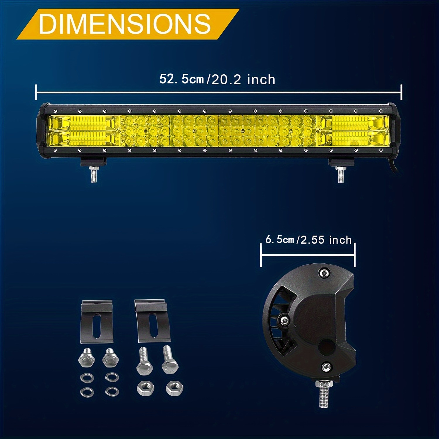 Long Led Light Bar 3000+ 12 24v Suitable - Temu