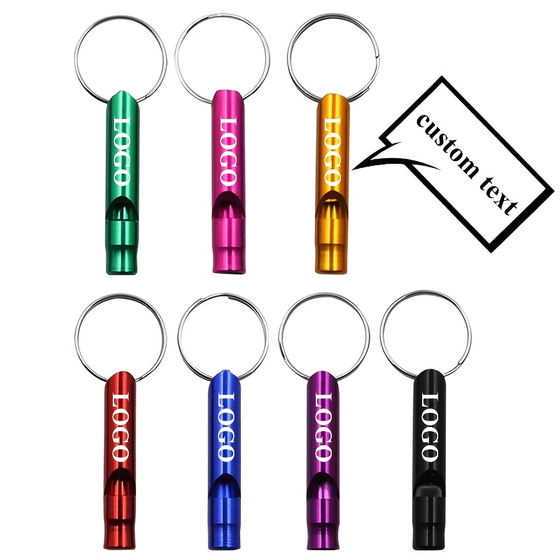 Customizable Aluminum Alloy Outdoor Survival Whistle