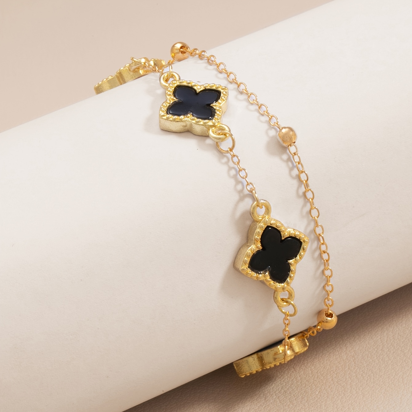 TEMU 1 bracelet à feuilles pour hommes | Business Casual, idéal pour , , , élégant en de , convient à toutes