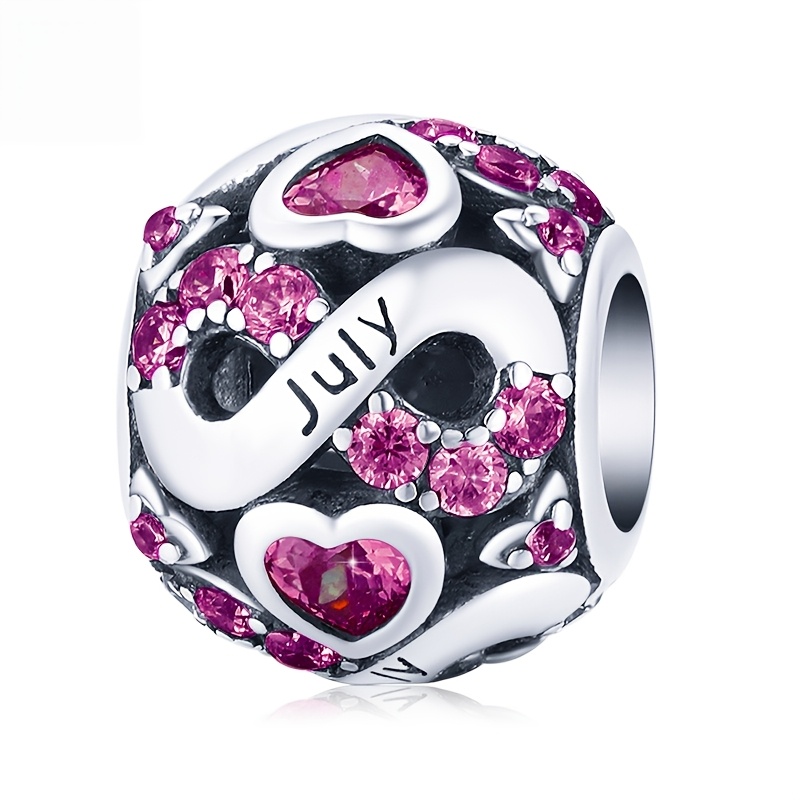 Women's Elegant Birthstone Infinite Love Heart Pendant