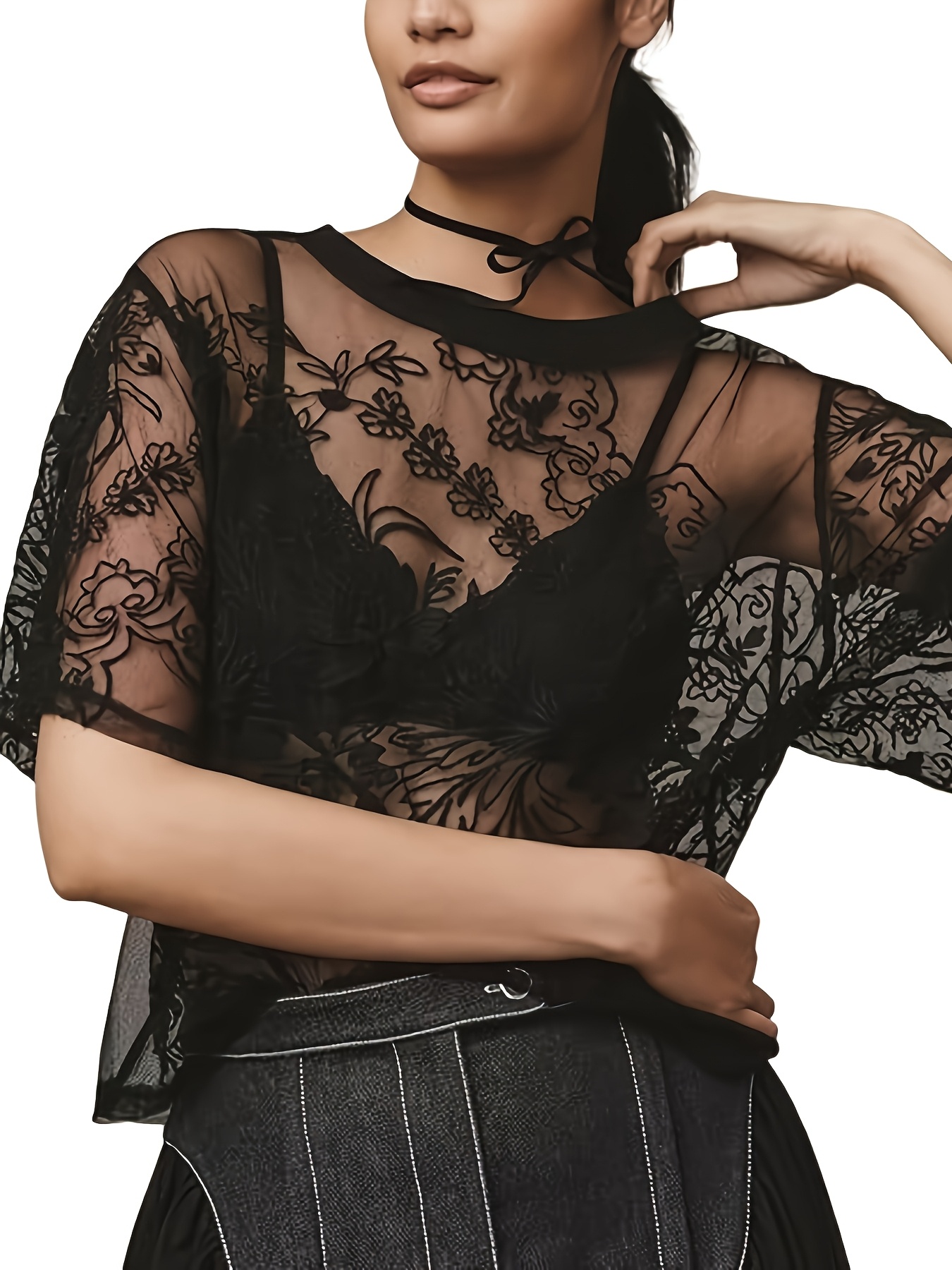 Ropa Femenina Blusas Con Transparencia Ropa Transparente Mujeres