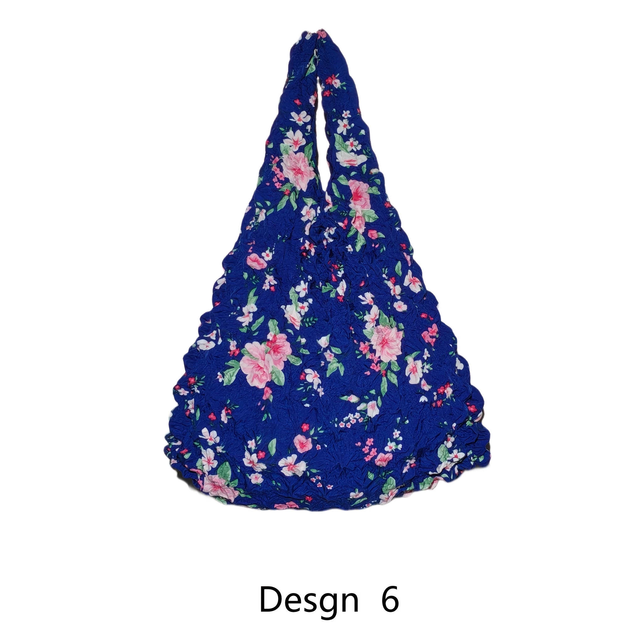 TEMU [ Bag] New Bubble Shopping Bag | Large Capacity Retractable Tote, Elastic And Machine Washable Grocery Bag For Travel, Shopping And Daily , 1pc