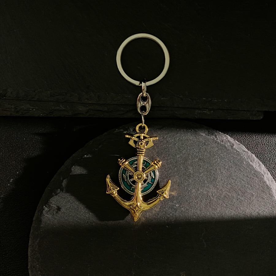 TEMU A Medieval Anchor Keychain - Alloy Material - Suitable For Bag, Car Key Decoration - An Ideal Gift