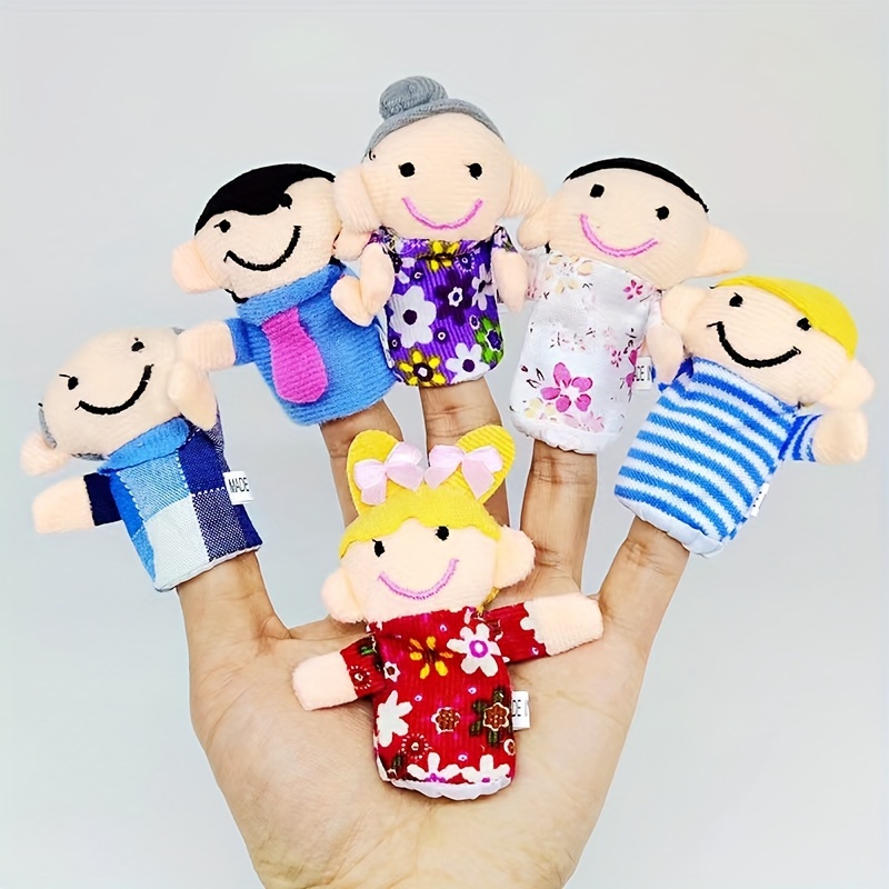 Cute Fruit Finger Puppets Toys A Very Good - Temu