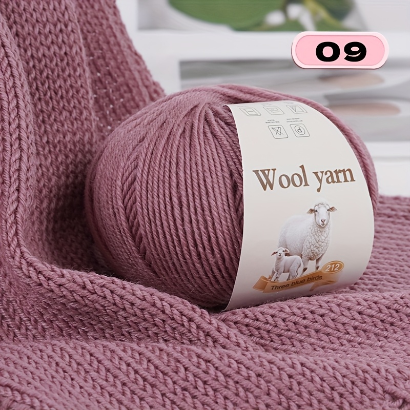 E-shop 8er-Pack, Neues Wollgarn, Ausgewählte gute Wolle, zum Stricken von Pullovern, Westen, Schals, Decken, Handgefertigte Wollgarnknäuel, Mehrere