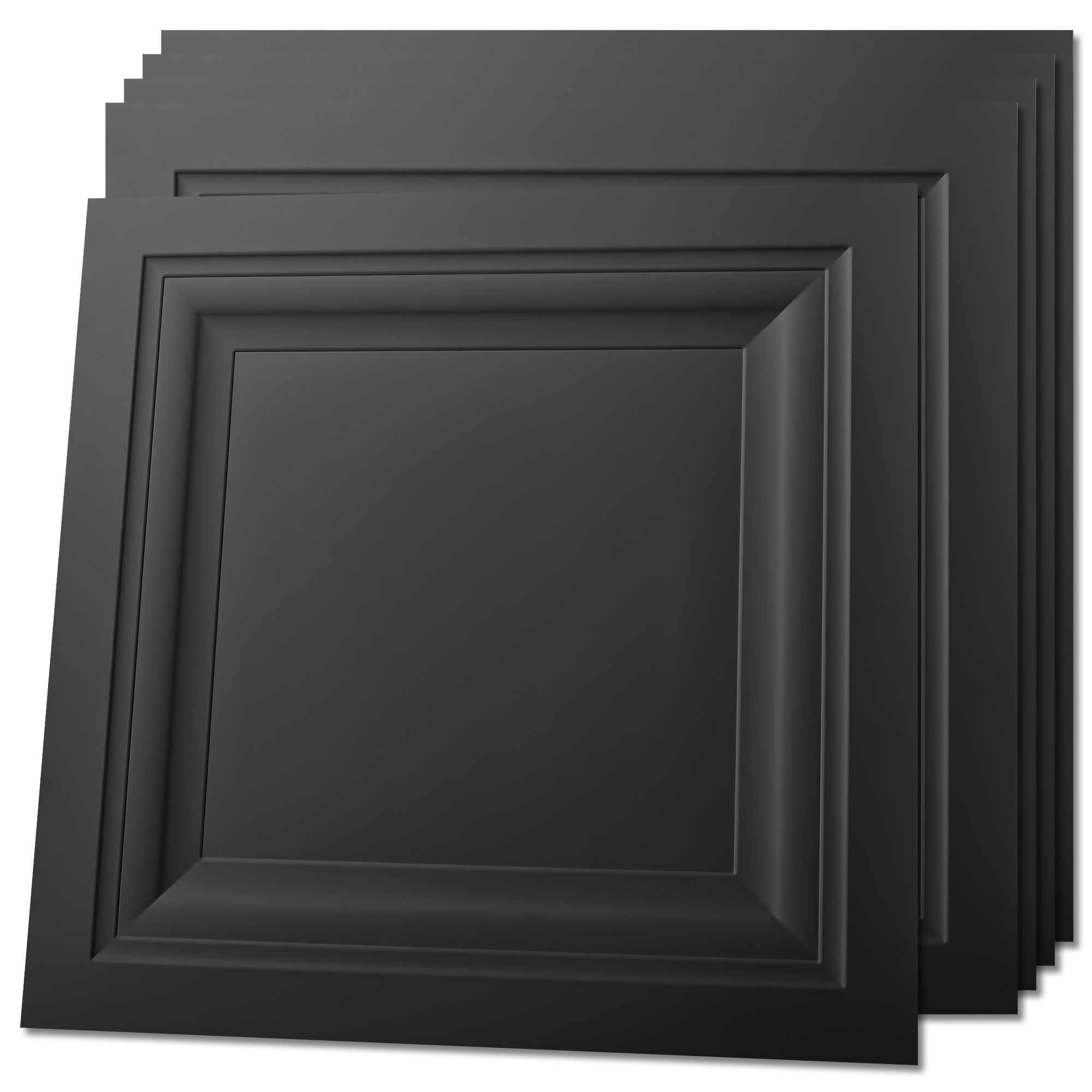 TEMU 12-pack Square Ceiling Tiles 24"x24", 48 Sq Ft/case, 1mm Thickness