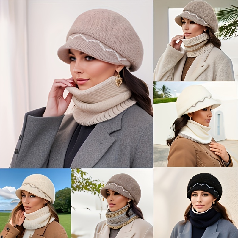 

- - Fleece-lined, Windproof Hat - For &