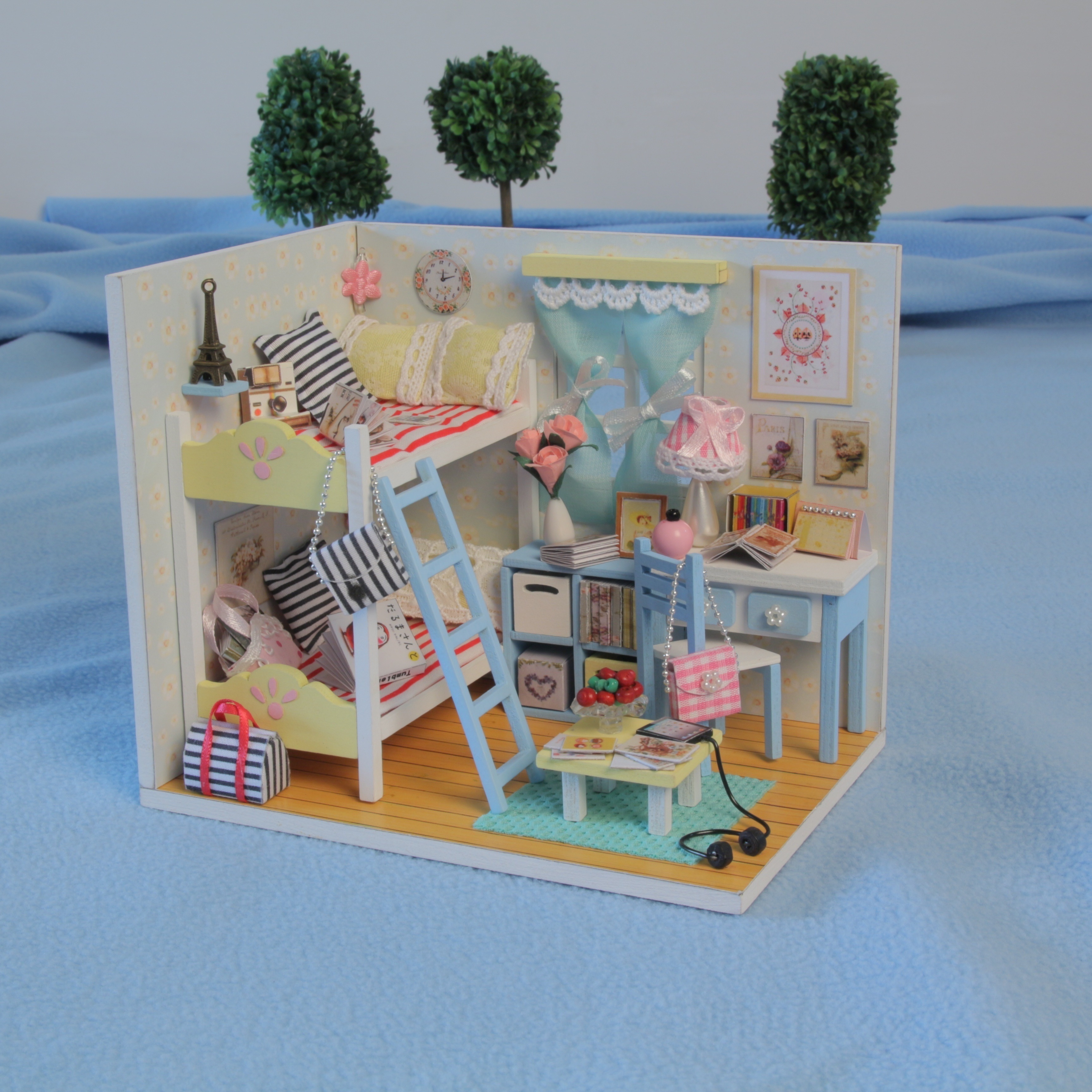 Mini Doll House Kit 3d Three dimensional Puzzle Diy Handmade