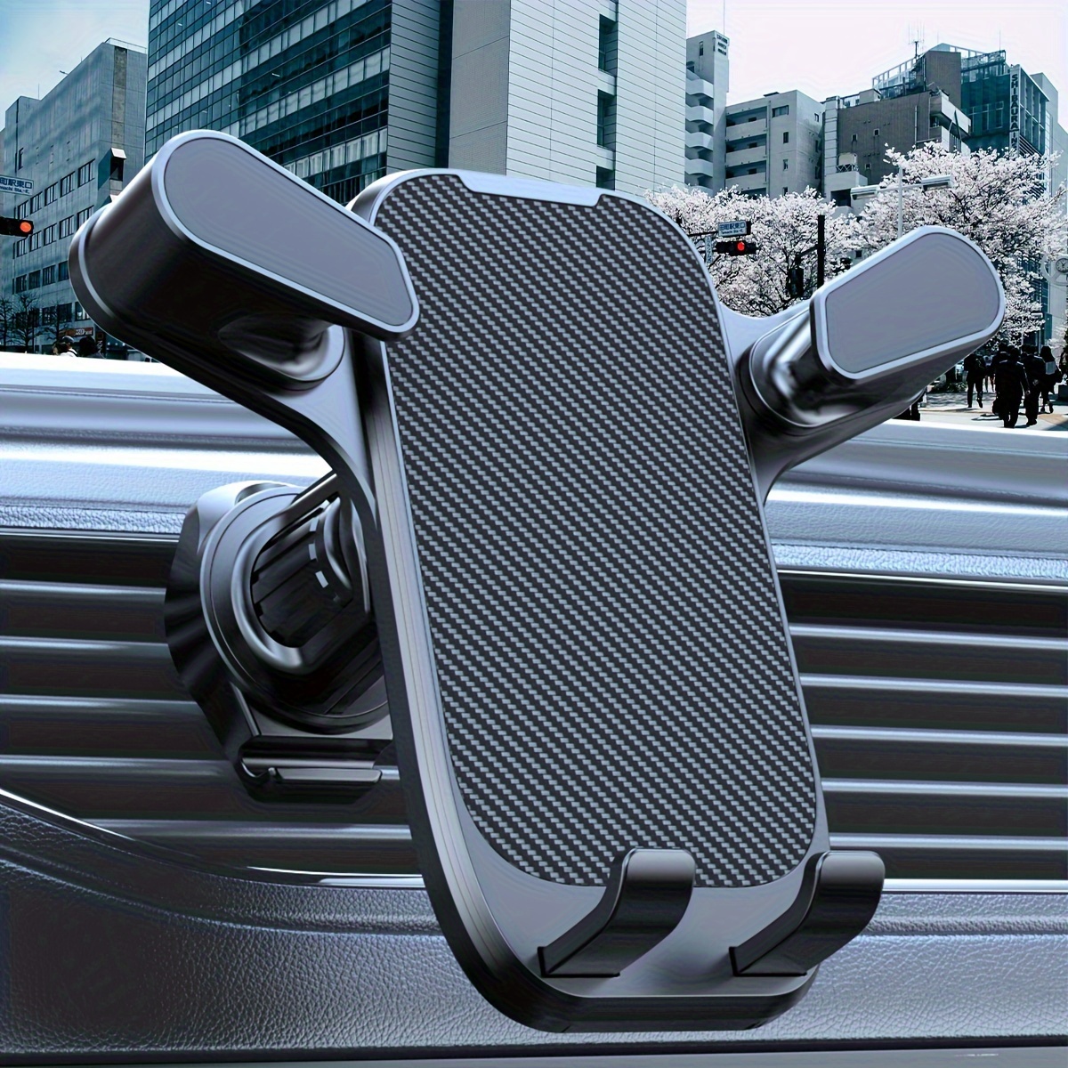 

Car Phone Holder Mount, Car Mobile Phone Bracket Creative With 360° Rotation And Hook Clip For Car Air Vent