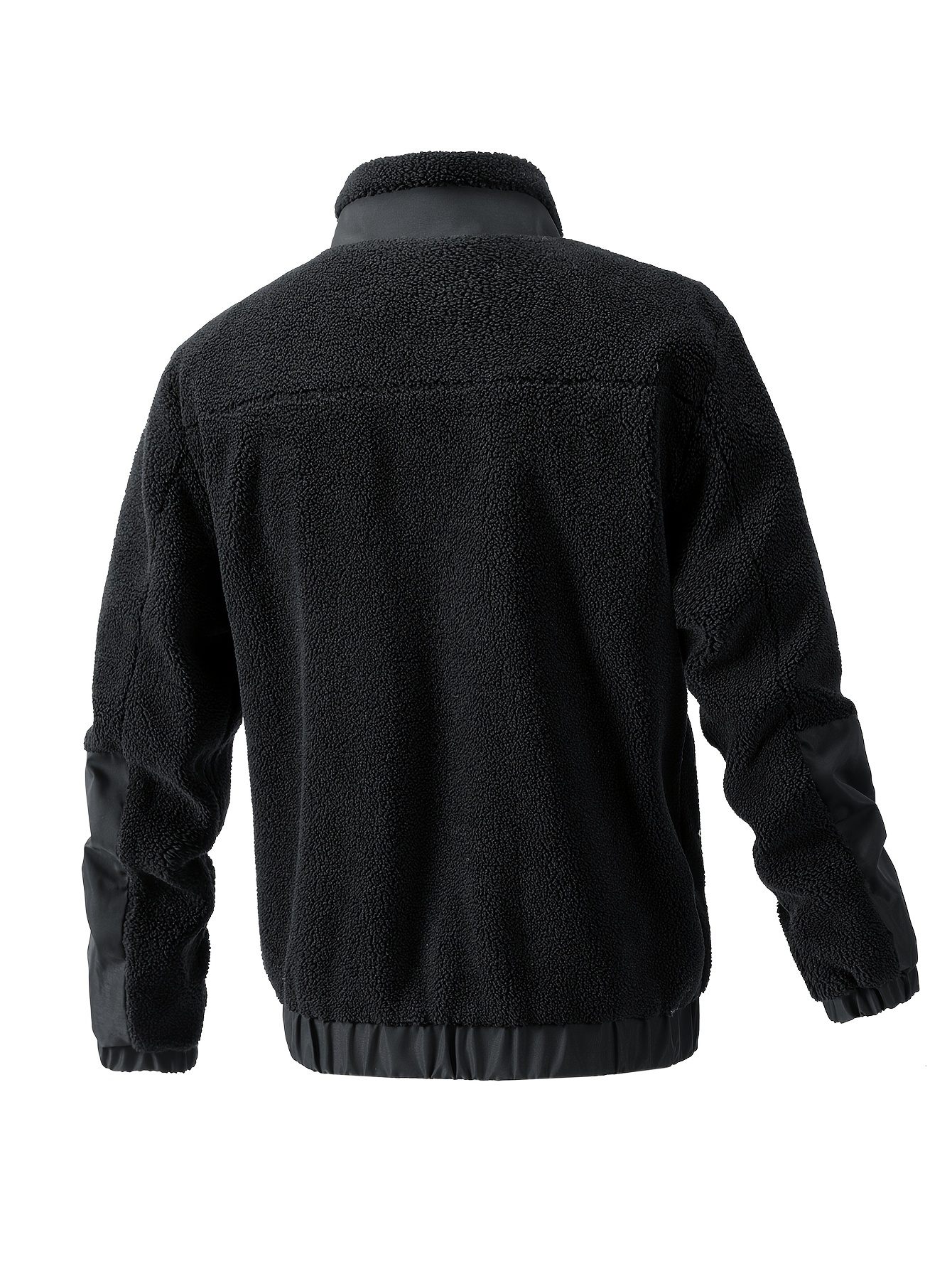 Chaqueta de Lana para Hombre Otoño e Invierno, Chaqueta Polar Casual con Cuello Alto, Nuevo Chaqueta Cómoda, Cárdigan, Ropa de Exterior para Hombre