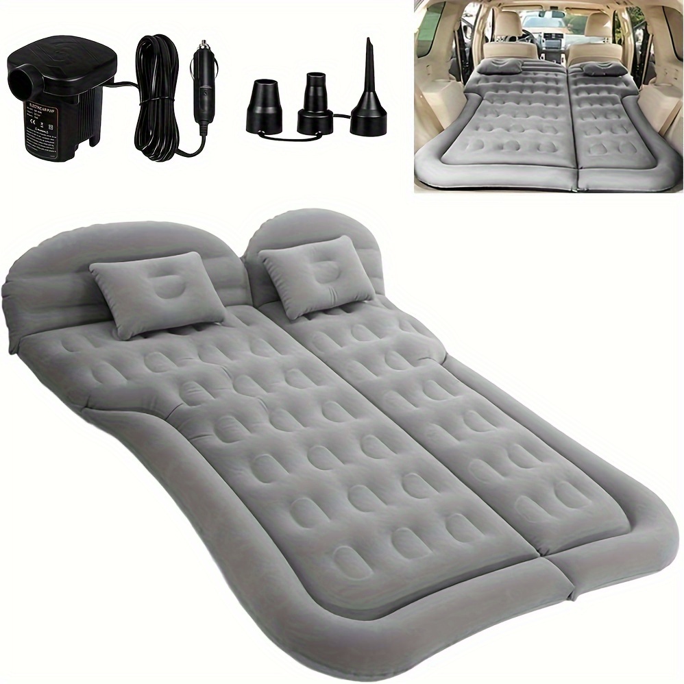 

Suv Inflatable Mattress For Camping And Picnic, Foldable Thickened Car Air Cushion Mattress With Electric Air Pump, Portable Sleeping Mat For Home And Travel, Picnic And Camping