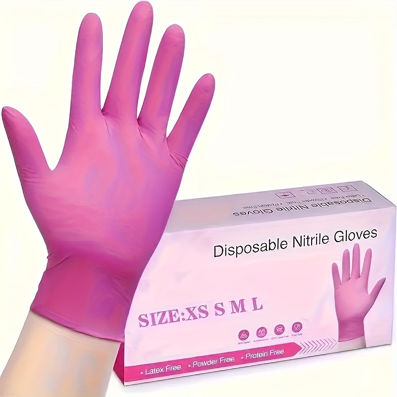 

/ Disposable Dark Gloves, High Quality Powder-free -free Disposable Nitrile Gloves, Suitable For Home Cleaning, Washing Dishes, Painting, Hair Dyeing And Nail Art