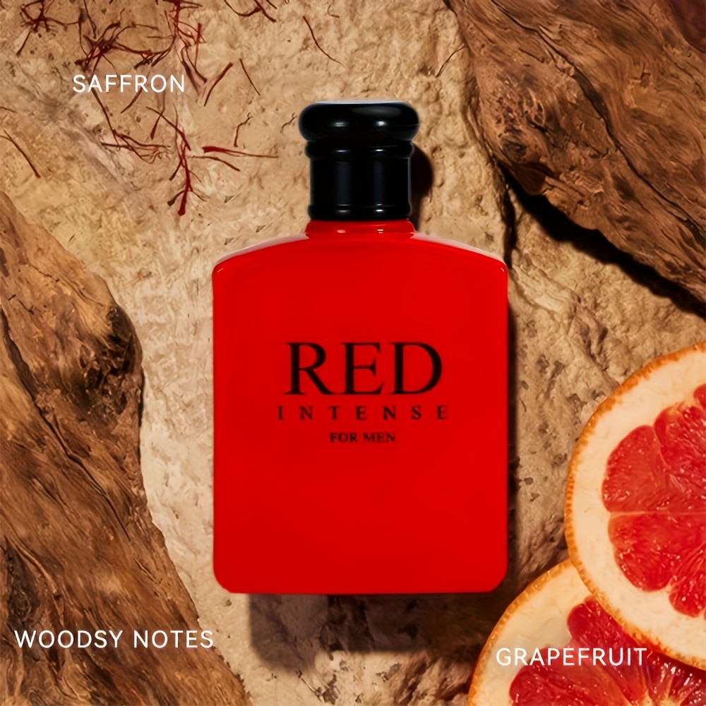 Men's Cologne Gift Set - 3x 100ml Eau De Parfum - , Fresh, Seductive Scents - Daily For Men (black, Blue, Red - Sold Separately)