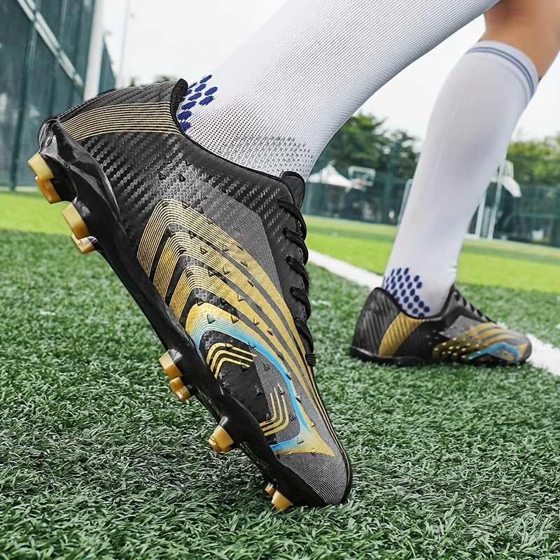Botas de Fútbol Profesionales para Hombre - Zapatillas Ligeras Unisex con Parte Superior de PU y Suela de TPU para Mayor Agarre, Ideales para Entrenamientos y Partidos en Césped Artificial - Zapatos de Fútbol Profesionales │ Zapatillas de Equipo │ Botas de Fútbol Profesionales para Exteriores