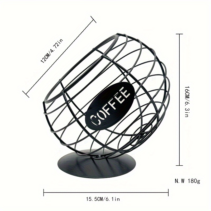 1pc   basket   capsule holder with slanted design for home bar   display details 6