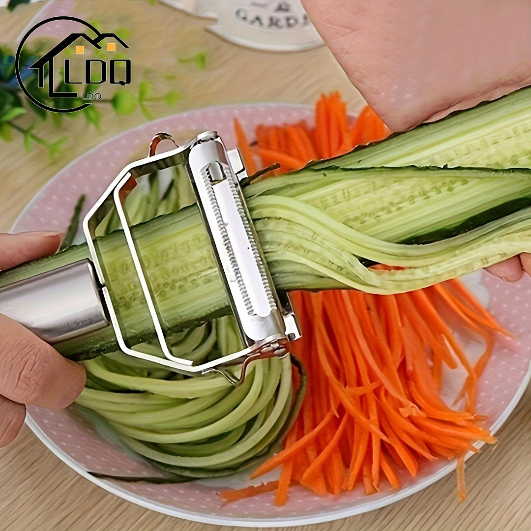 1pc Pelapatate in acciaio inossidabile - Grattugia multifunzione per frutta e patate per pranzi e relax, gadget da cucina manuale non ricaricabile per ristorante