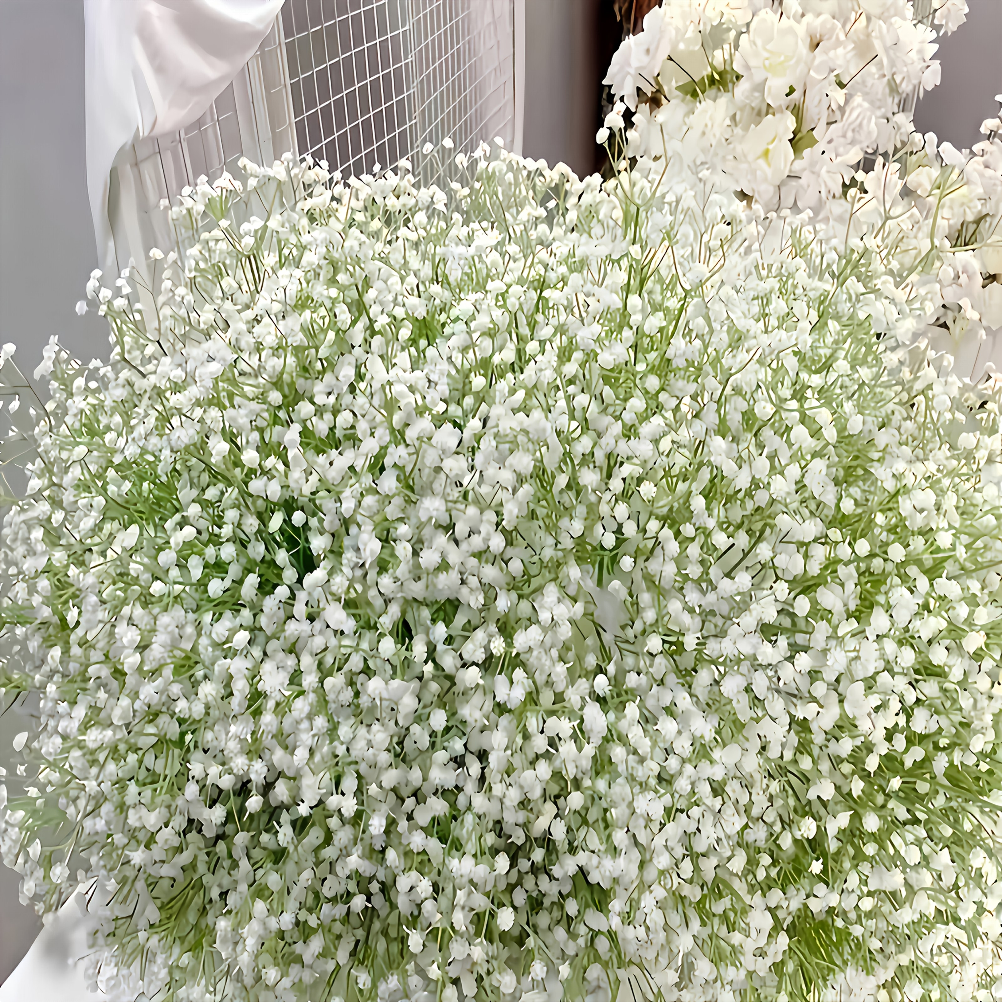 

540 Artificial Baby Breathing Flowers, Outdoor Artificial Flowers, Spring And Summer , Weddings, Engagements, Christmas, Halloween, Thanksgiving, Valentine's Day, Spring Decoroutdoor Decoration