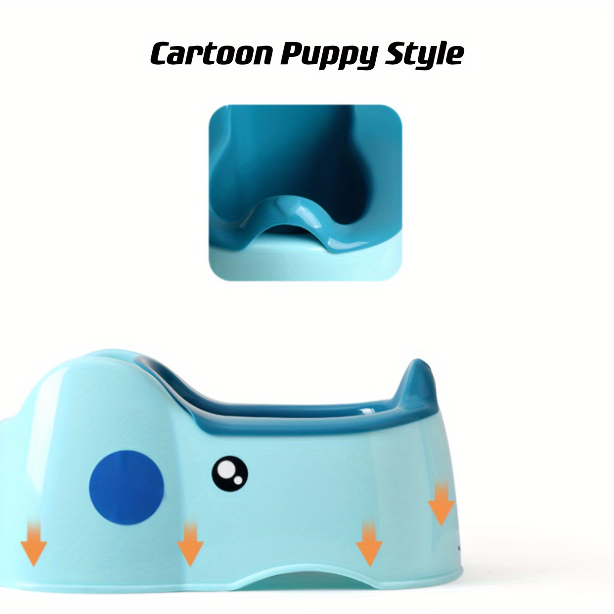 creative cute toilet seat training potty seat cartoon urinal portable potty details 8