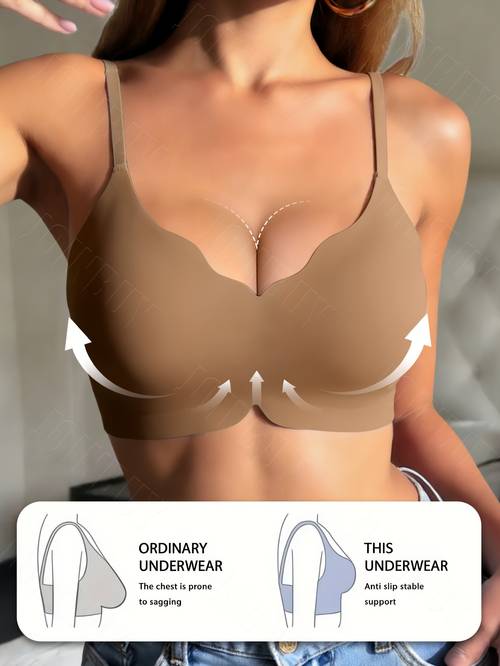 1 stück damen bh ohne bügel mit spitze, hochwertig, , bequem, , push-up bh