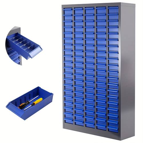 100 drawer grey parts cabinet abs material nuts bolts screw nail bins tool storage cabinet screw drawer organizer heavy duty cabinet for workshop office hardware 100 drawers