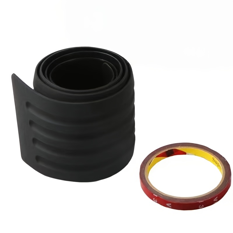 1pc Car Front And Rear Bumper Protection Strips, Strong Double-sided Adhesive, High-quality Pvc Material For Impact Resistance. Universal Models, , Long-lasting Protection, Car Maintenance!