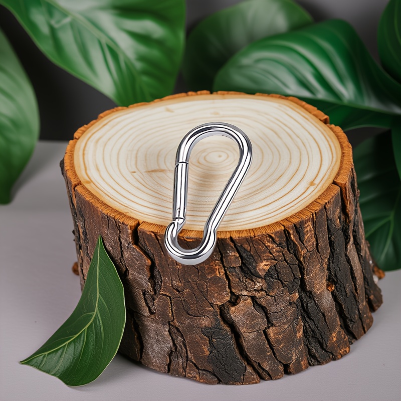 TEMU Paquete de 2 hebillas colgantes para exteriores de acero inoxidable 304, broche de de aplicación multifacética, adecuado para camping al ,