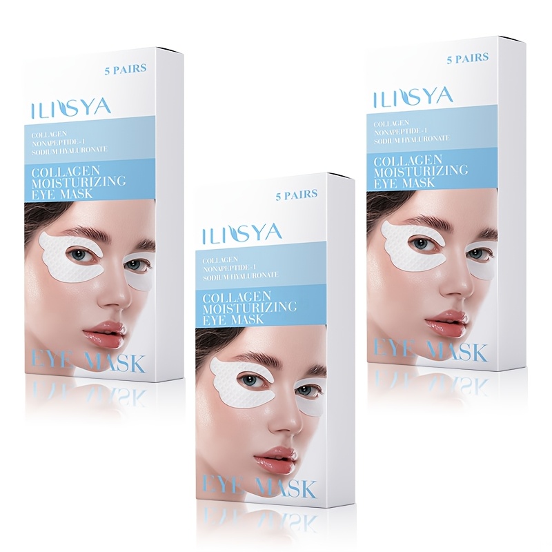 Image of 3 Boxes Collagen Eye Patches Collagen, Moisturizing Eye Skin Care To Make Smooth & Tender, Household Night Sleeping Eye Mask Set, Ideal Gift For Birthday Valentine's Day
