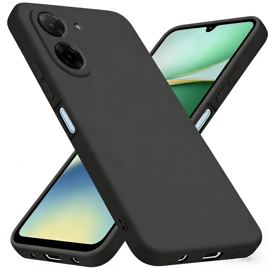 E-shop Handyhülle: Schwarze Weiche Hülle für Xiaomi Redmi A5 4G EU-Version, Schlanke Schutzhülle, Stoßfest, Kratzfest