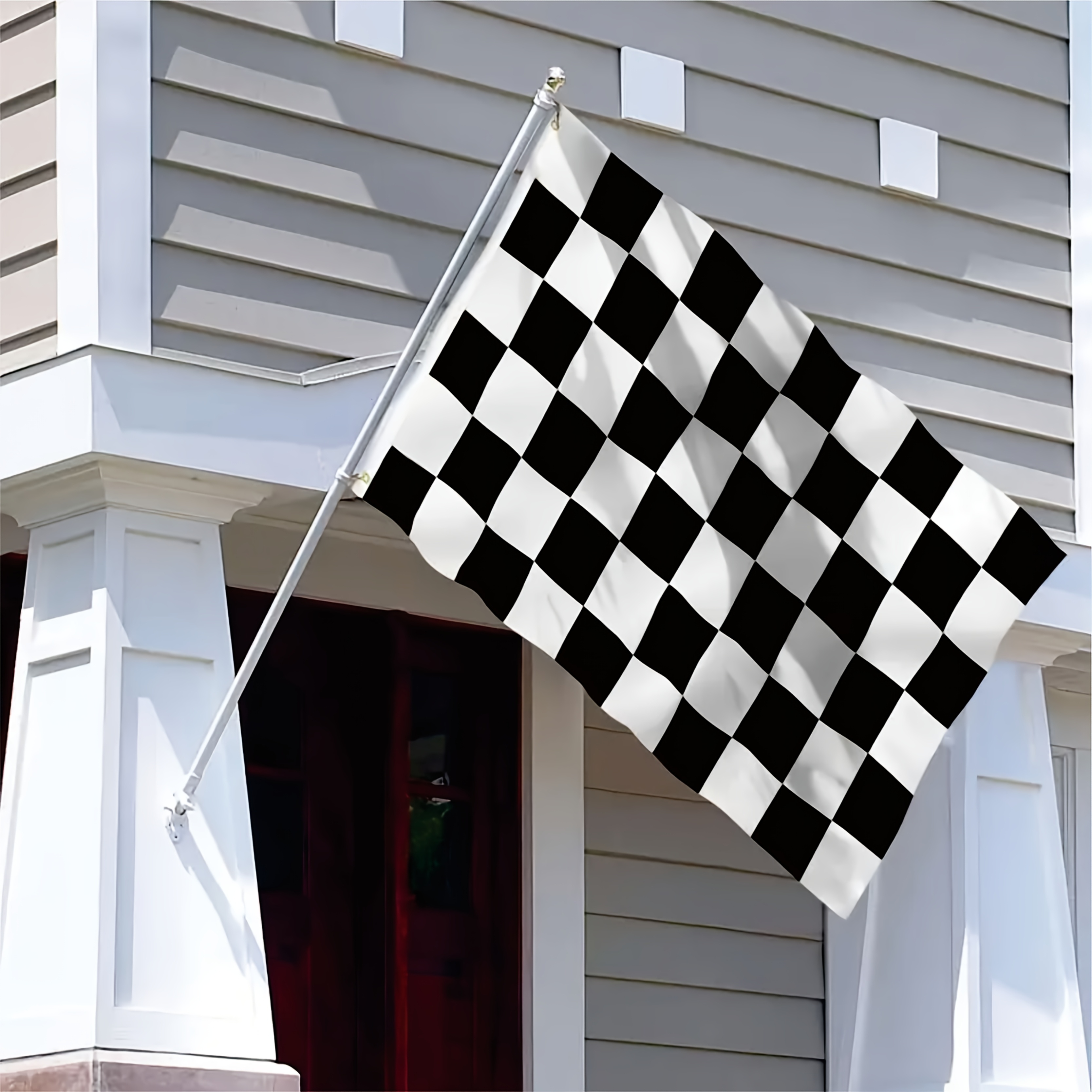 

Premium Checkered Racing Flag - 3x5ft Outdoor Banner, Uv-resistant & Non-fading, Garden, Yard, And Party Decorations, , Vibrant Colors, Home Decor