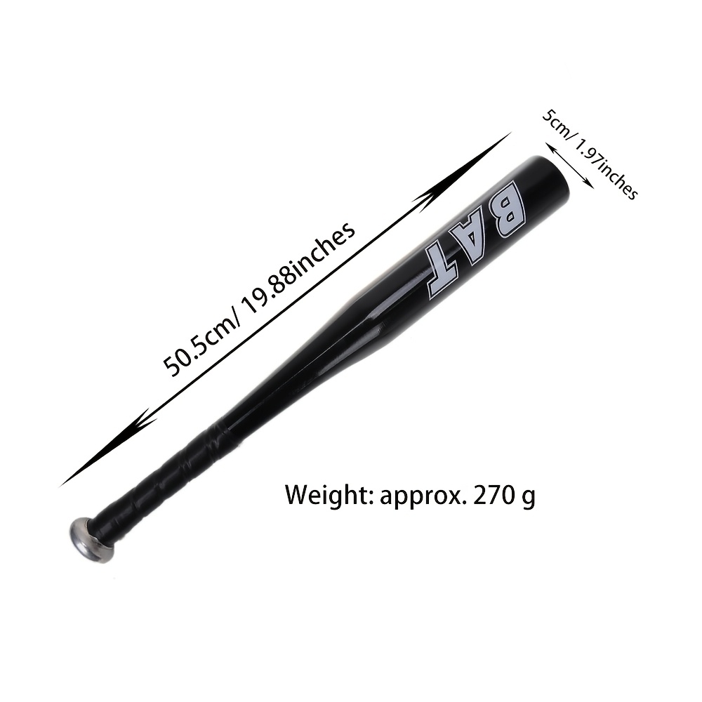 Image of 1pc Baseball Bat, 50.5cm/ 19.88inches Aluminum Alloy Baseball Bat Softball Bat Outdoor Sports High Hardness Baseball Bat For Outdoor Sports