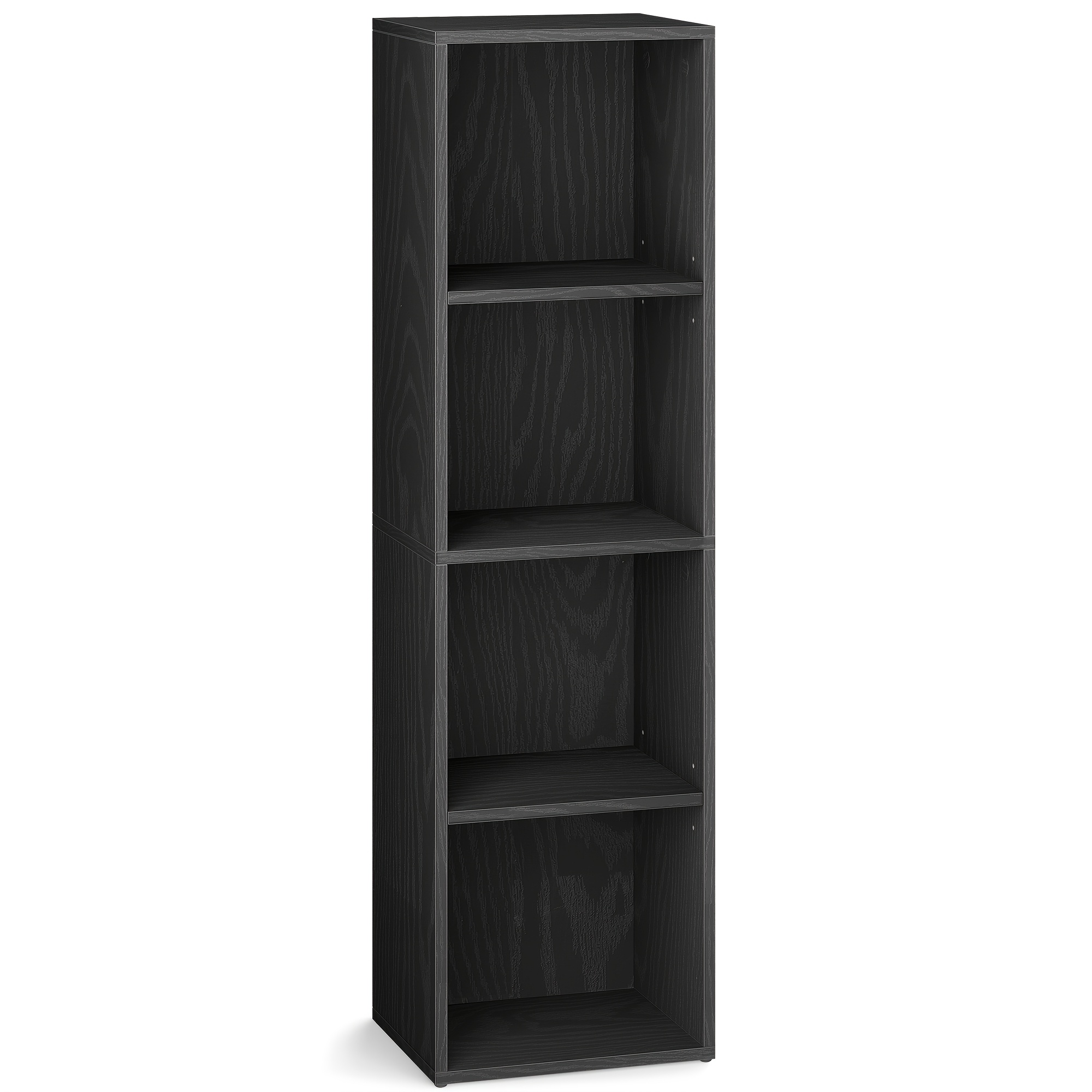 Bookshelf, 4-tier Bookcase, Book Shelf, Open Storage Shelf, For Living Room, Home Office, Dining Room
